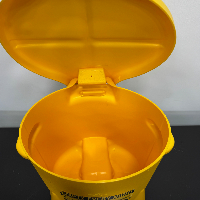 Lot Of Eagle 6 Gal. Oily Waste Cans image 2